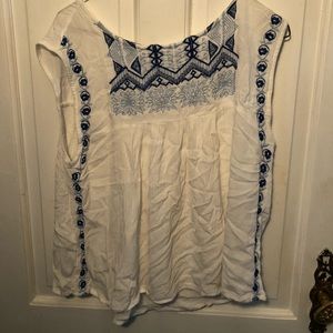 One of a kind pattern top from boutique